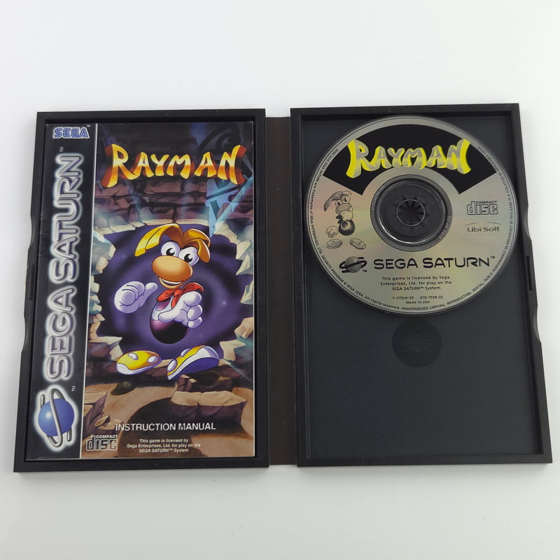 Sega Saturn Spiel : RAYMAN - PAL CD Disk  Anleitung OVP