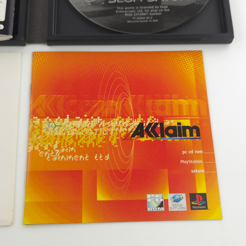 Sega Saturn Spiel : D von Acclaim Horror - PAL CD Disk  Anleitung OVP