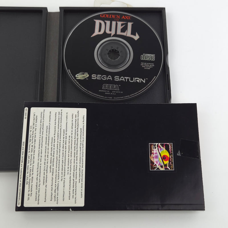 Sega Saturn Spiel : Golden Axe The Duel - PAL CD Disk  Anleitung OVP