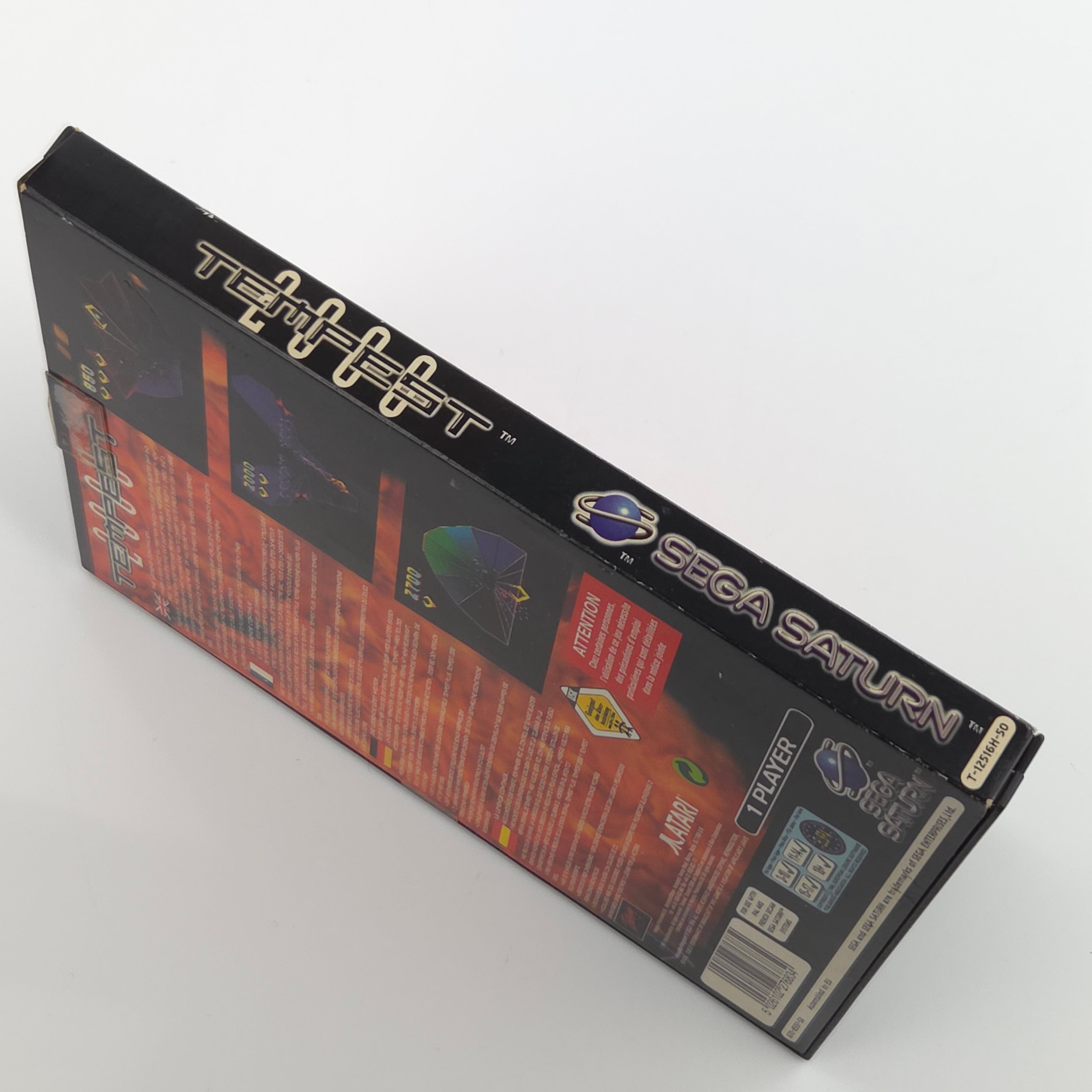 Sega Saturn Spiel : Tempest - PAL CD Disk  Anleitung OVP