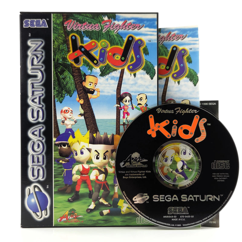 Sega Saturn Spiel : Virtua Fighter Kids - CD Disk Anleitung OVP PAL Game