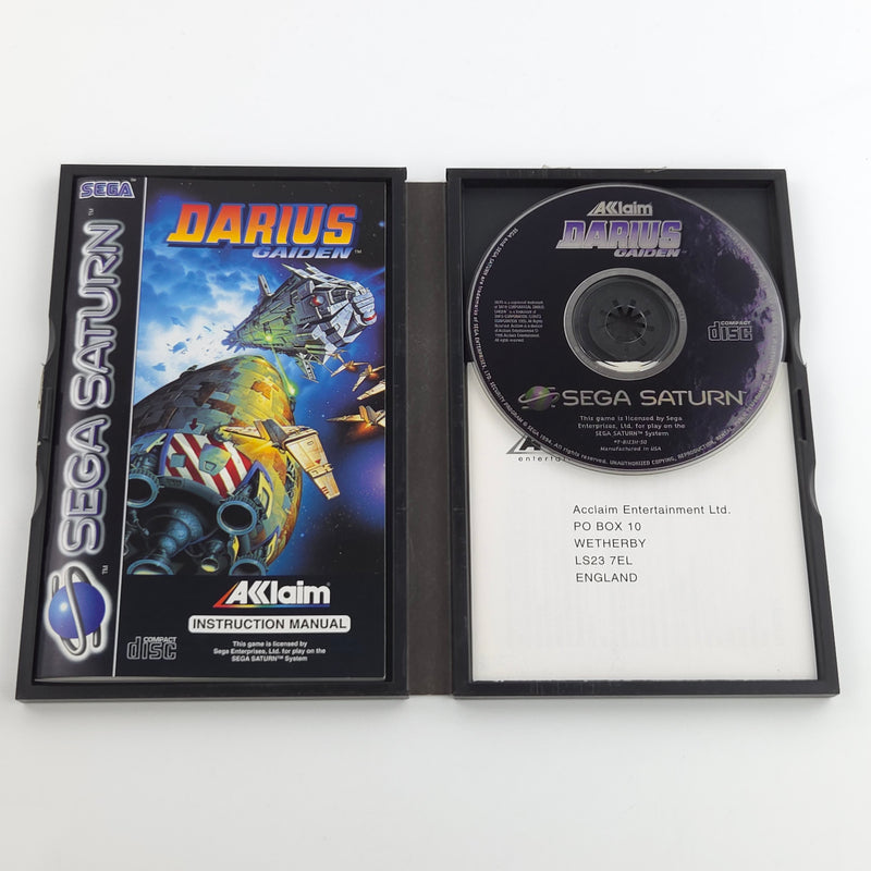 Sega Saturn Spiel : Darius Gaiden - CD Disk Anleitung OVP PAL Game