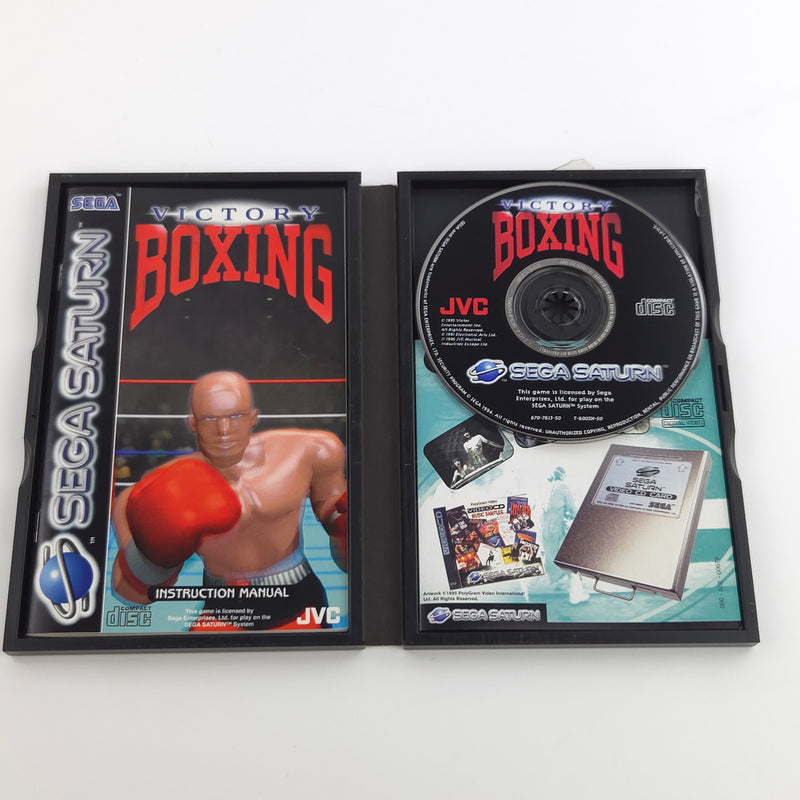 Sega Saturn Spiel : Victory Boxing - CD Disk Anleitung OVP PAL