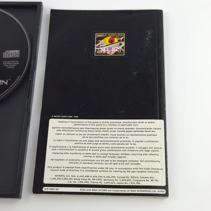 Sega Saturn Spiel : Mystaria The Realms of Lore - CD Disk Anleitung OVP