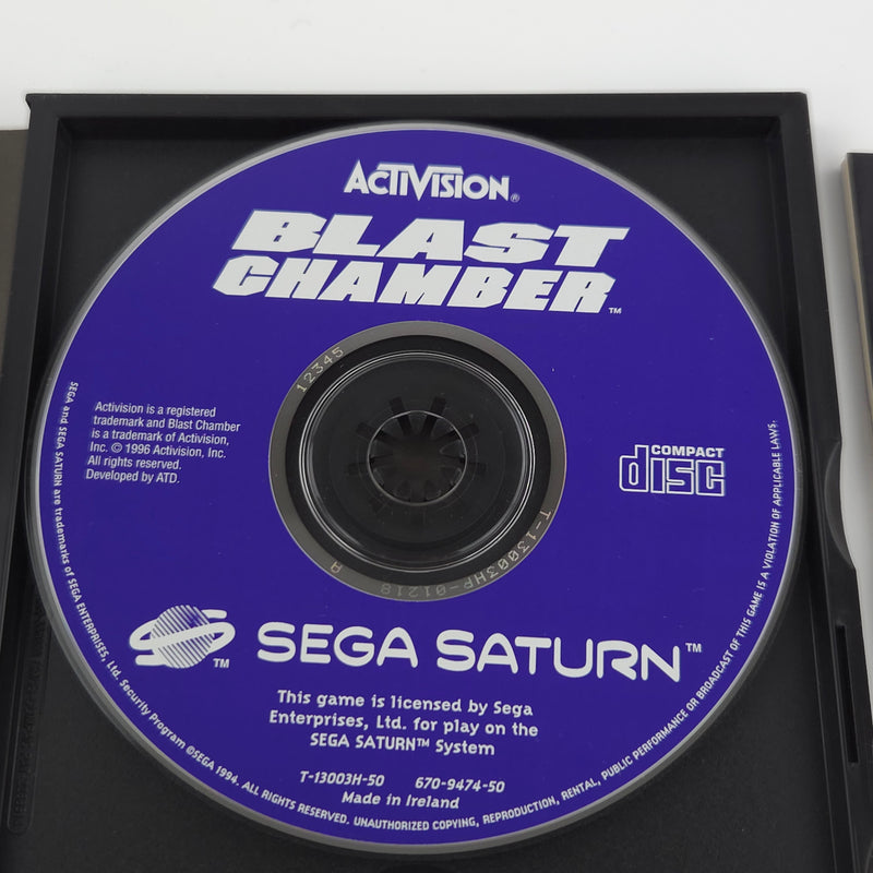 Sega Saturn Spiel : Blast Chamber - CD Disk Anleitung OVP PAL