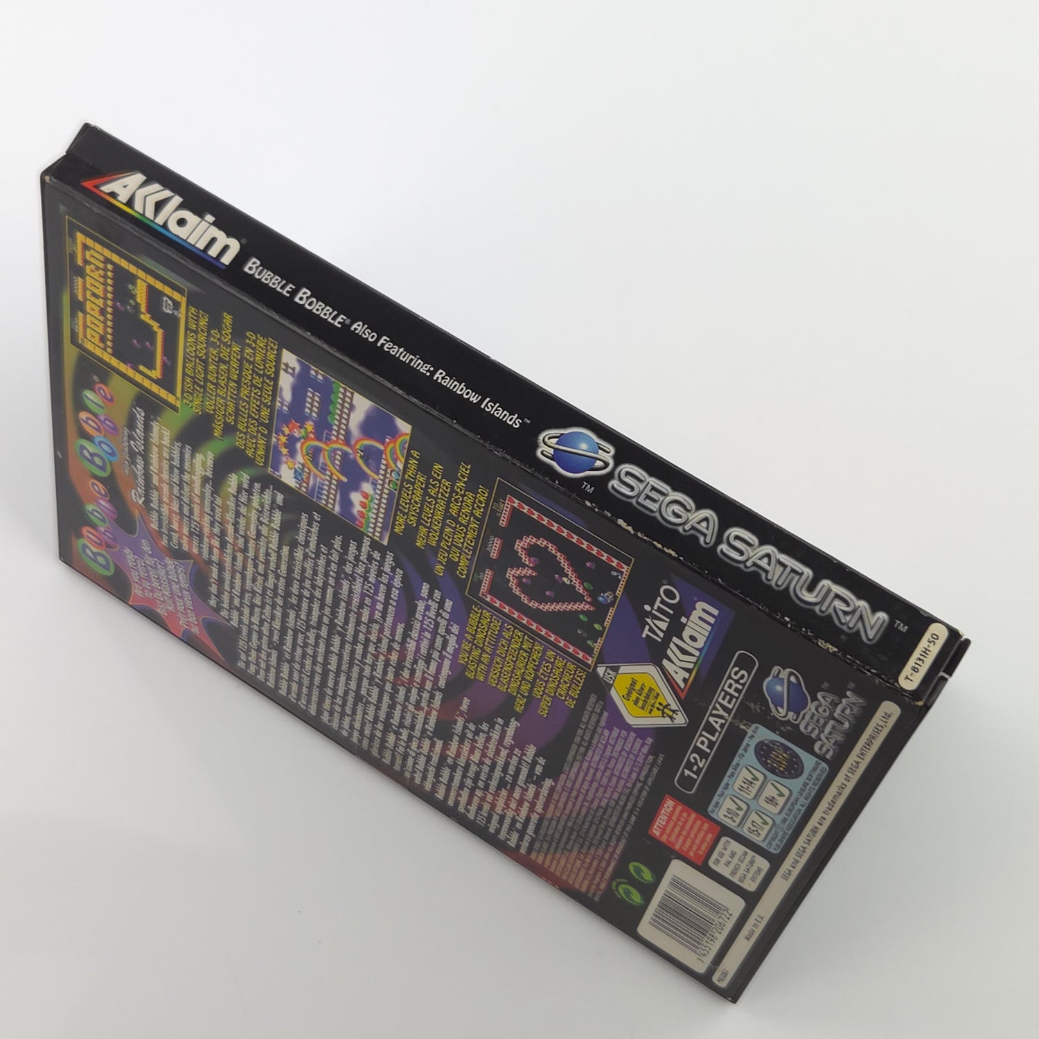 Sega Saturn Spiel : Bubble Bobble featuring Ranbow Island - CD Anleitung OVP