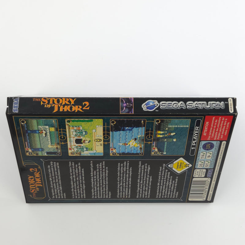 Sega Saturn Spiel : The Story of Thor 2 - CD Disk Anleitung OVP PAL
