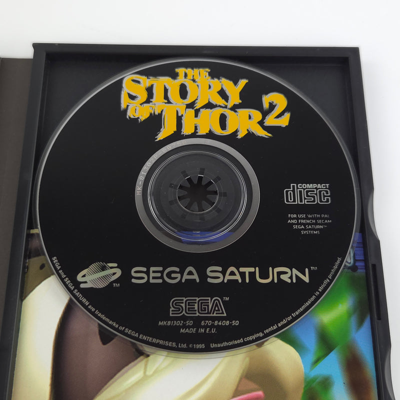 Sega Saturn Spiel : The Story of Thor 2 - CD Disk Anleitung OVP PAL