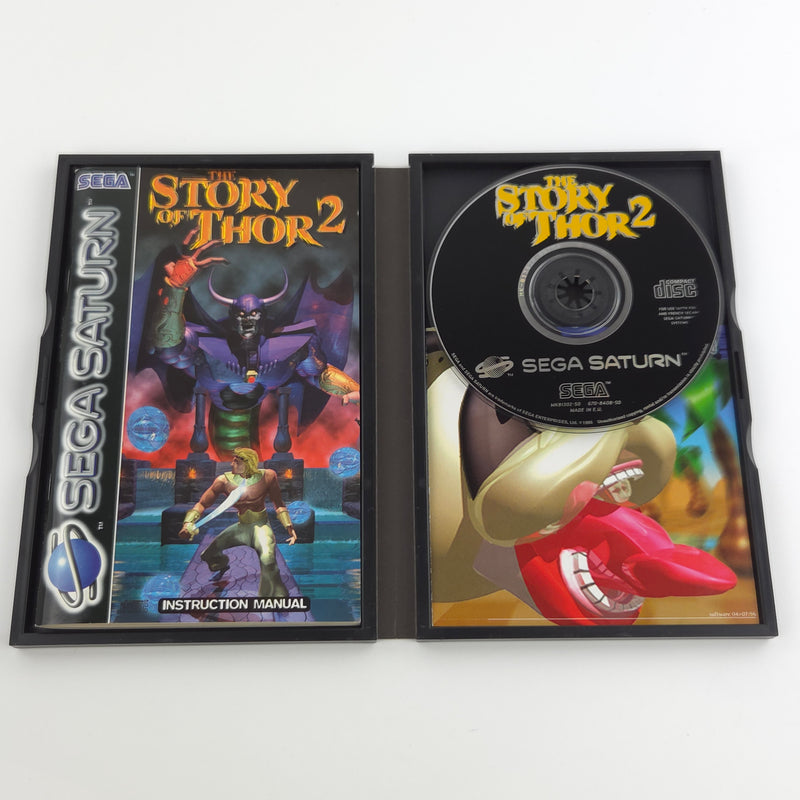 Sega Saturn Spiel : The Story of Thor 2 - CD Disk Anleitung OVP PAL