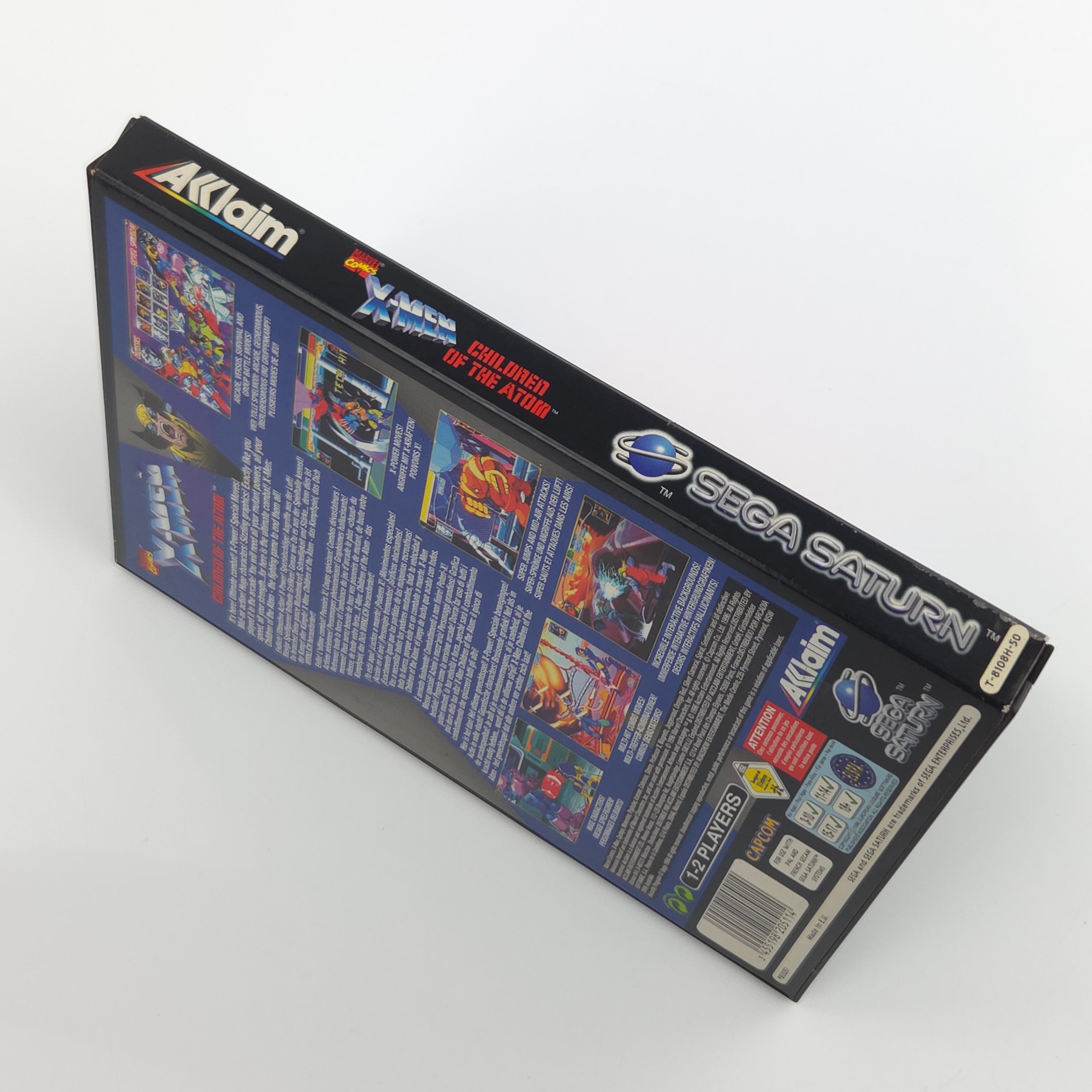 Sega Saturn Spiel : X-Men Children of the Atom - CD Disk Anleitung OVP PAL