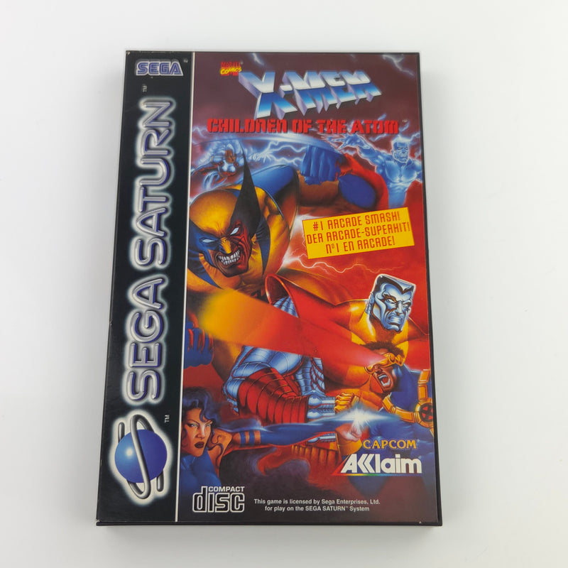 Sega Saturn Spiel : X-Men Children of the Atom - CD Disk Anleitung OVP PAL