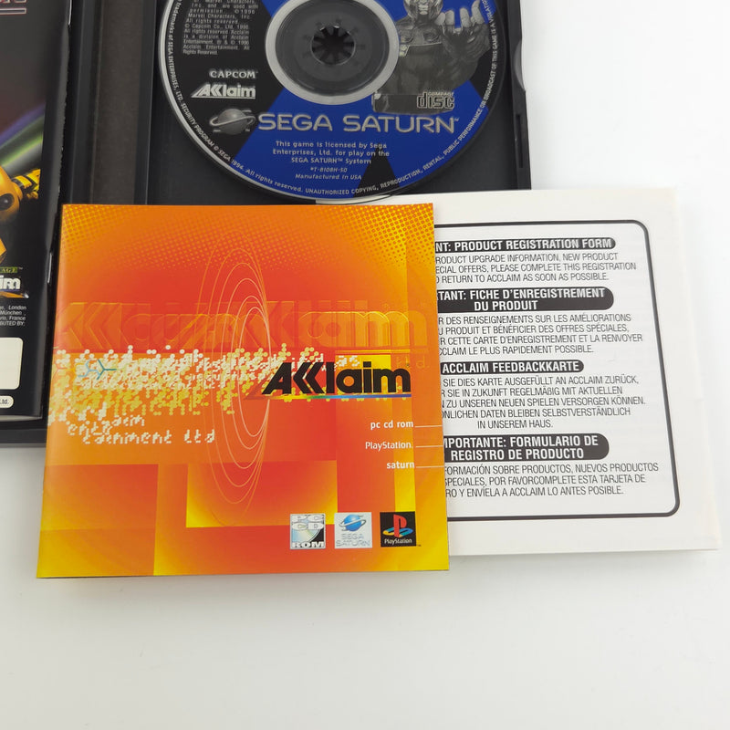 Sega Saturn Spiel : X-Men Children of the Atom - CD Disk Anleitung OVP PAL