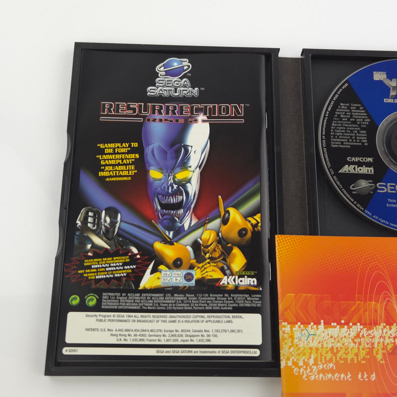 Sega Saturn Spiel : X-Men Children of the Atom - CD Disk Anleitung OVP PAL