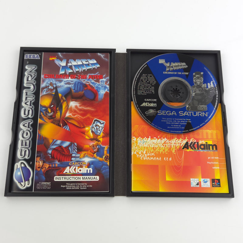 Sega Saturn Spiel : X-Men Children of the Atom - CD Disk Anleitung OVP PAL