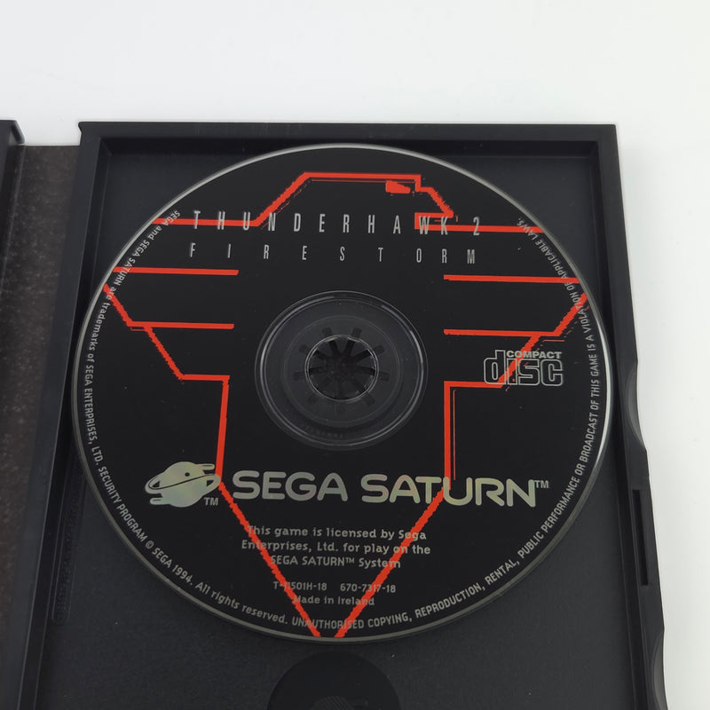 Sega Saturn Spiel : Thunderhawk 2 Firestorm - CD Disk Anleitung OVP PAL