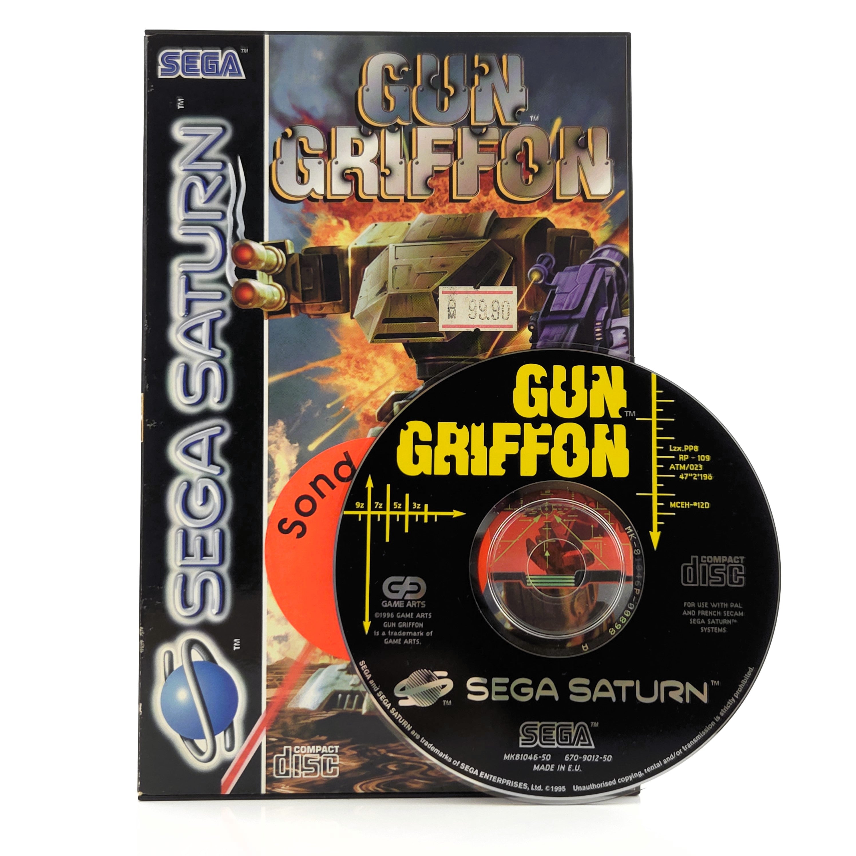 Sega Saturn Spiel : Gun Griffon - CD Disk OVP ohne Anleitung PAL