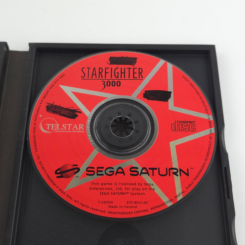Sega Saturn Spiel : Starfighter 3000 - CD Disk Anleitung OVP cib PAL