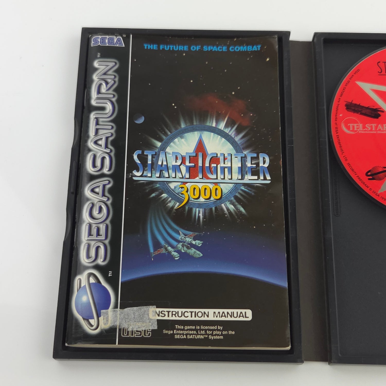 Sega Saturn Spiel : Starfighter 3000 - CD Disk Anleitung OVP cib PAL
