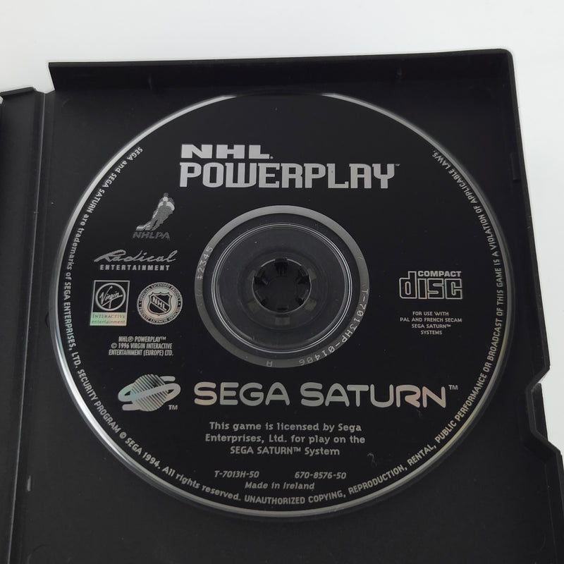 Sega Saturn Spiel : NHL Powerplay - CD Disk Anleitung OVP cib PAL