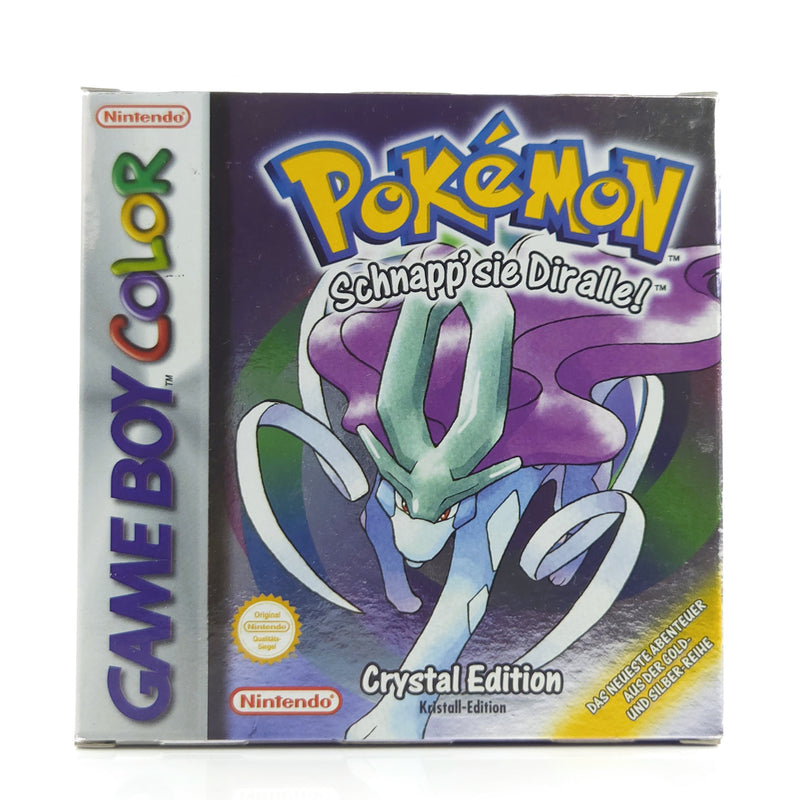 Nintendo Game Boy Color Spiel : Pokemon Kristall-Edition / Crystal - GBC OVP PAL