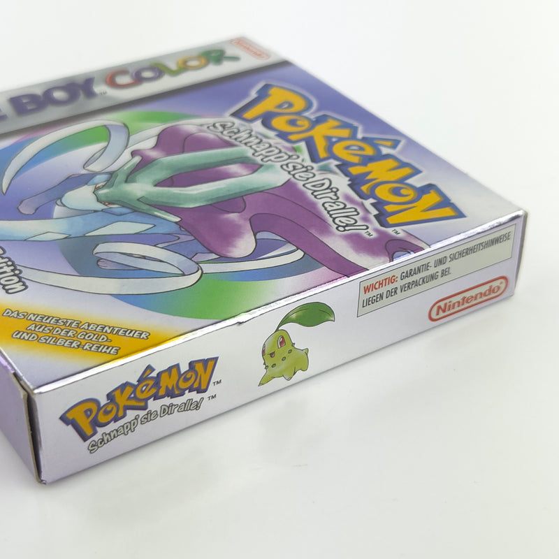 Nintendo Game Boy Color Spiel : Pokemon Kristall-Edition / Crystal - GBC OVP PAL