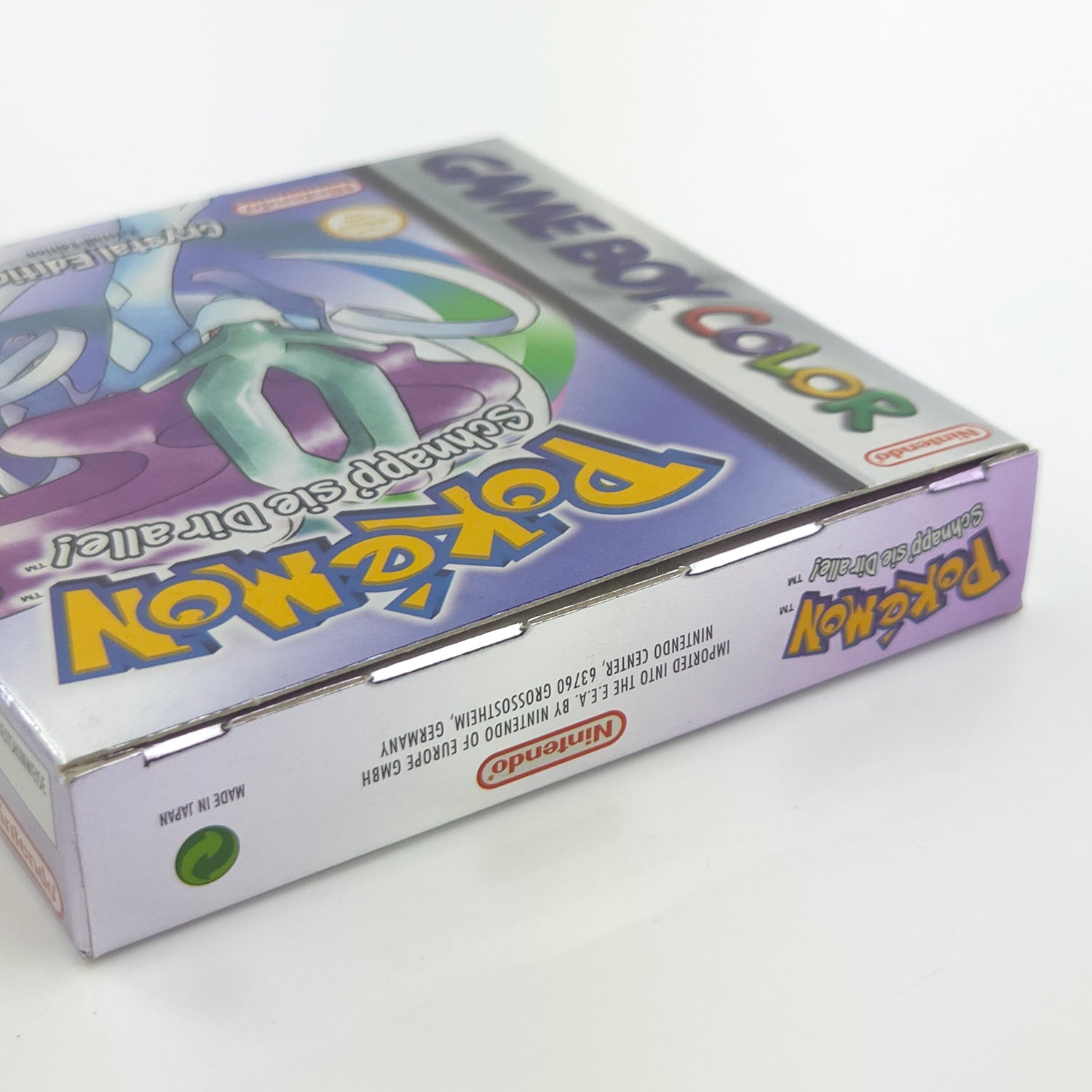 Nintendo Game Boy Color Spiel : Pokemon Kristall-Edition / Crystal - GBC OVP PAL