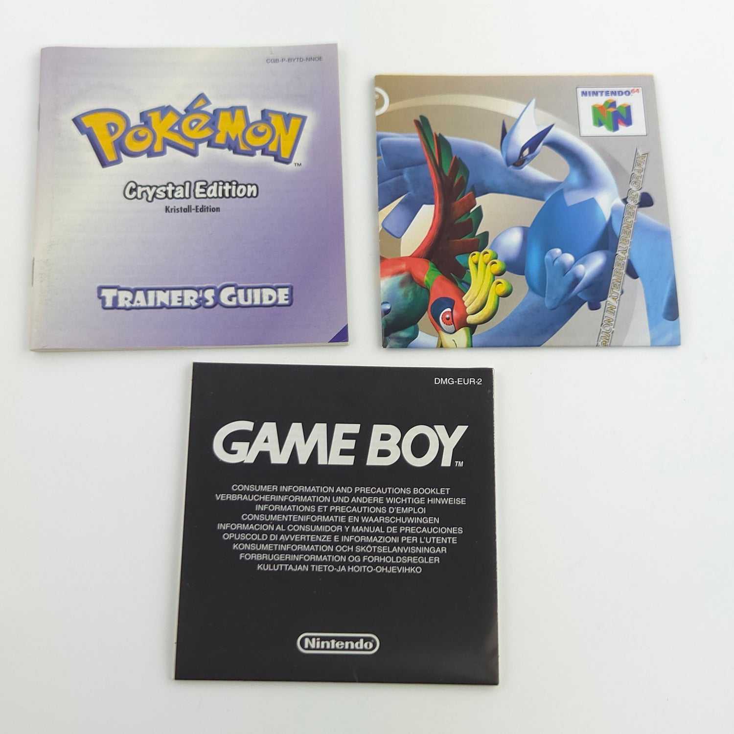 Nintendo Game Boy Color Spiel : Pokemon Kristall-Edition / Crystal - GBC OVP PAL