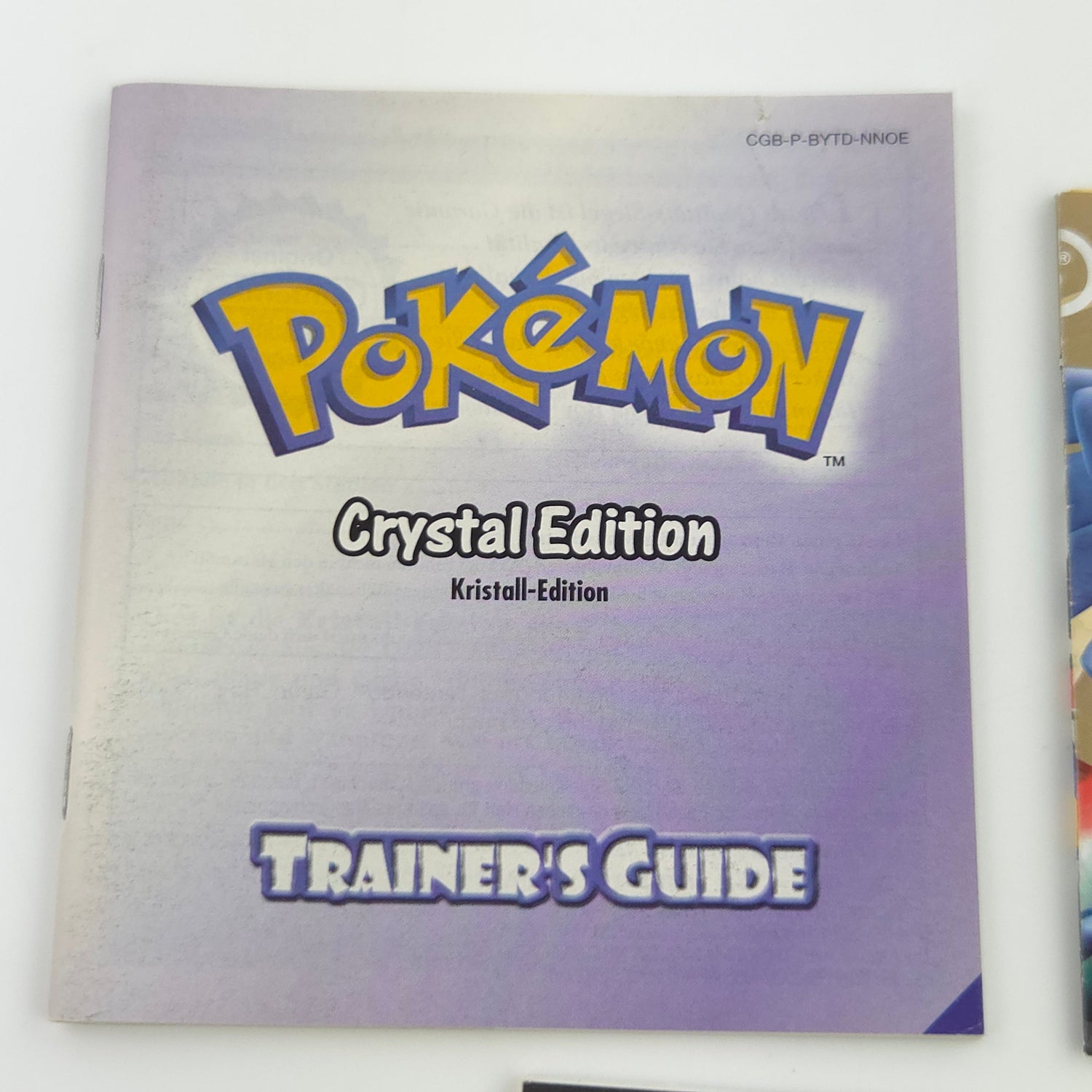 Nintendo Game Boy Color Spiel : Pokemon Kristall-Edition / Crystal - GBC OVP PAL
