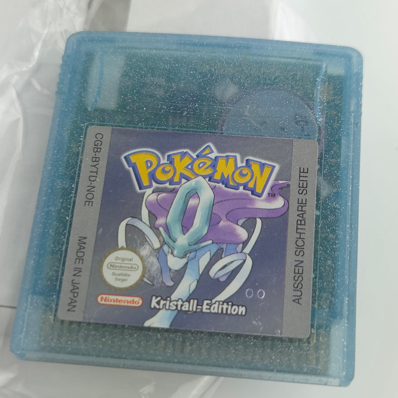 Nintendo Game Boy Color Spiel : Pokemon Kristall-Edition / Crystal - GBC OVP PAL