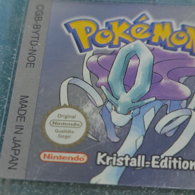 Nintendo Game Boy Color Spiel : Pokemon Kristall-Edition / Crystal - GBC OVP PAL