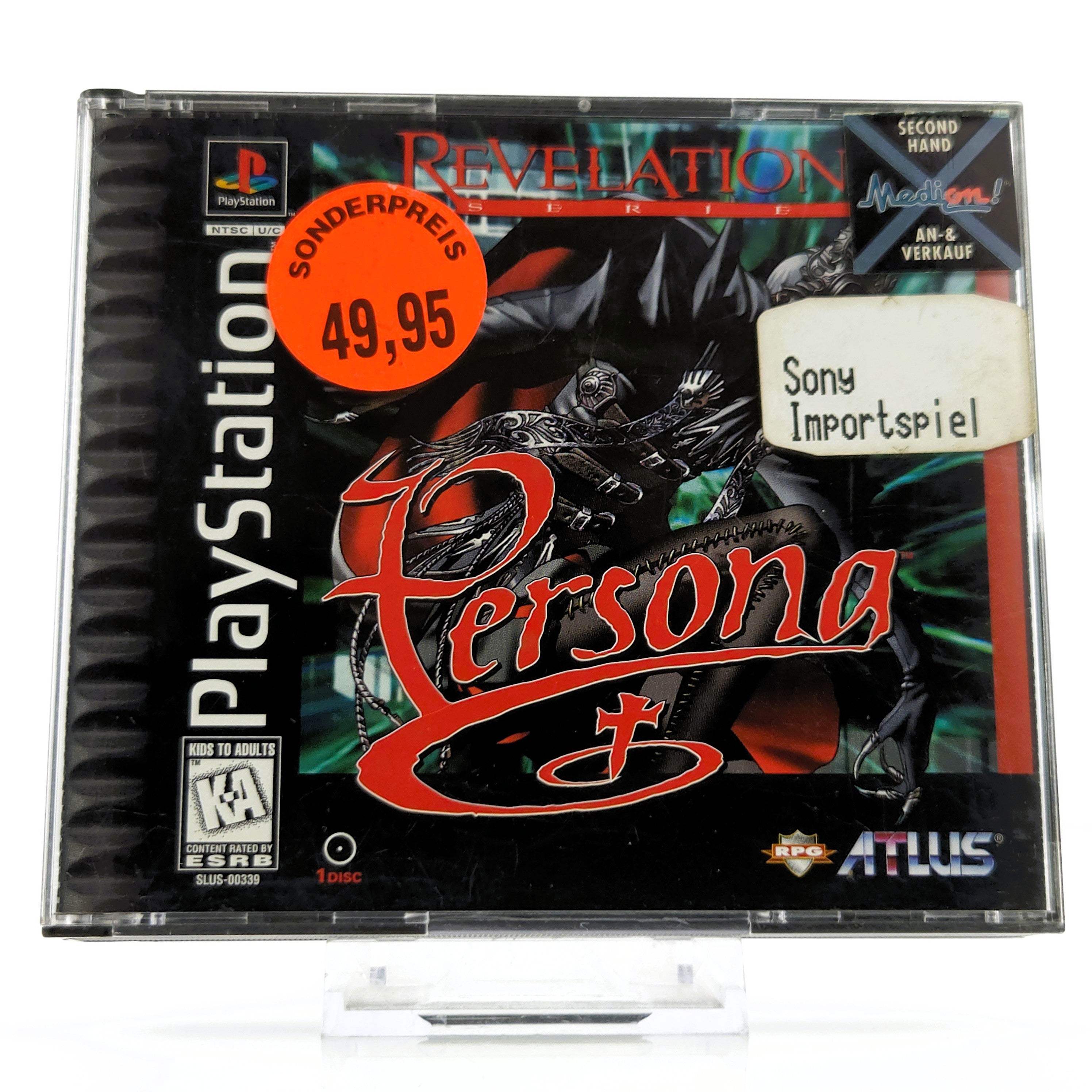 Playstation 1 Spiel : Persona Revelations Series - NTSC-U/C USA PS1 PSX OVP