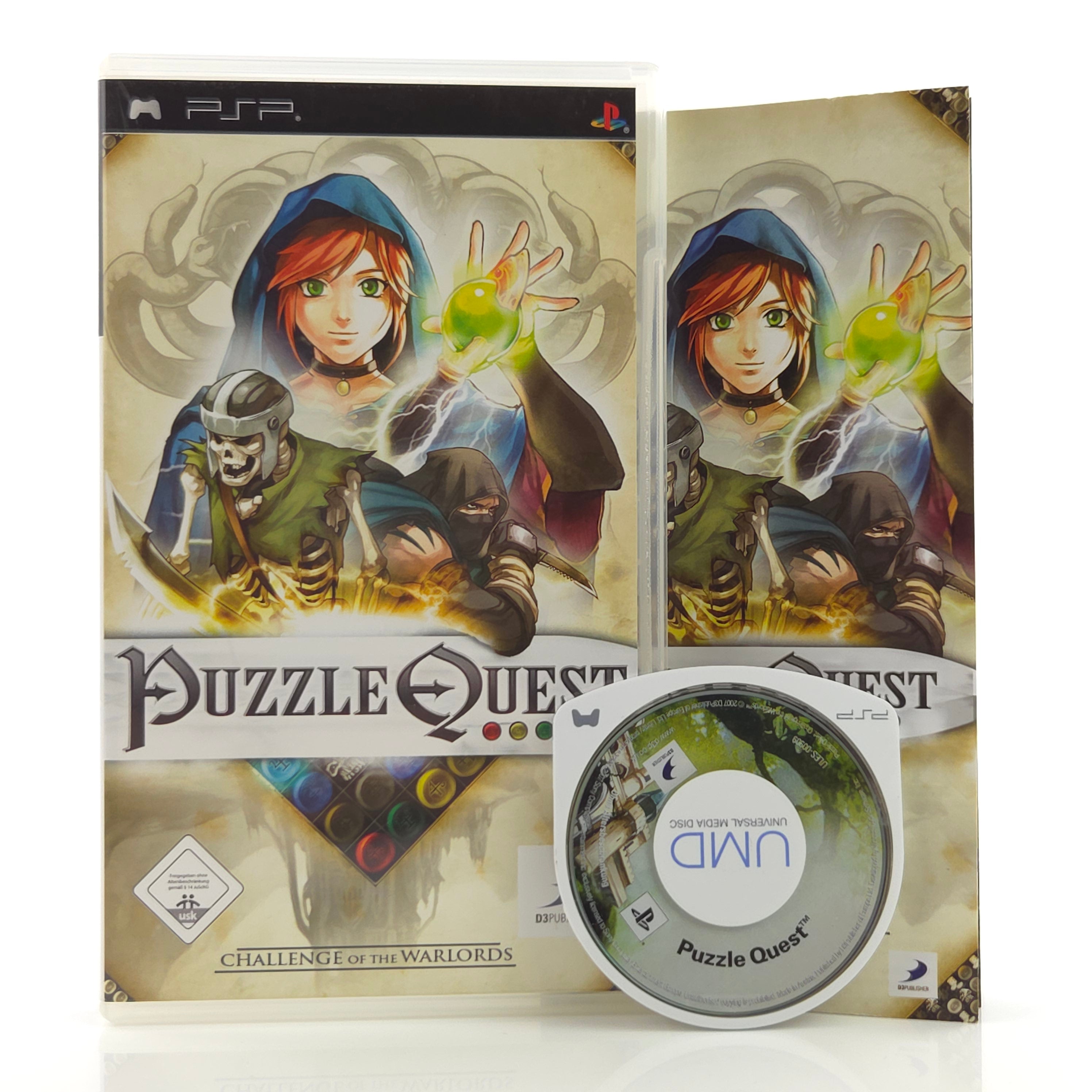 PSP Spiel : Puzzle Quest - Sony Playstation Portable Game / OVP PAL
