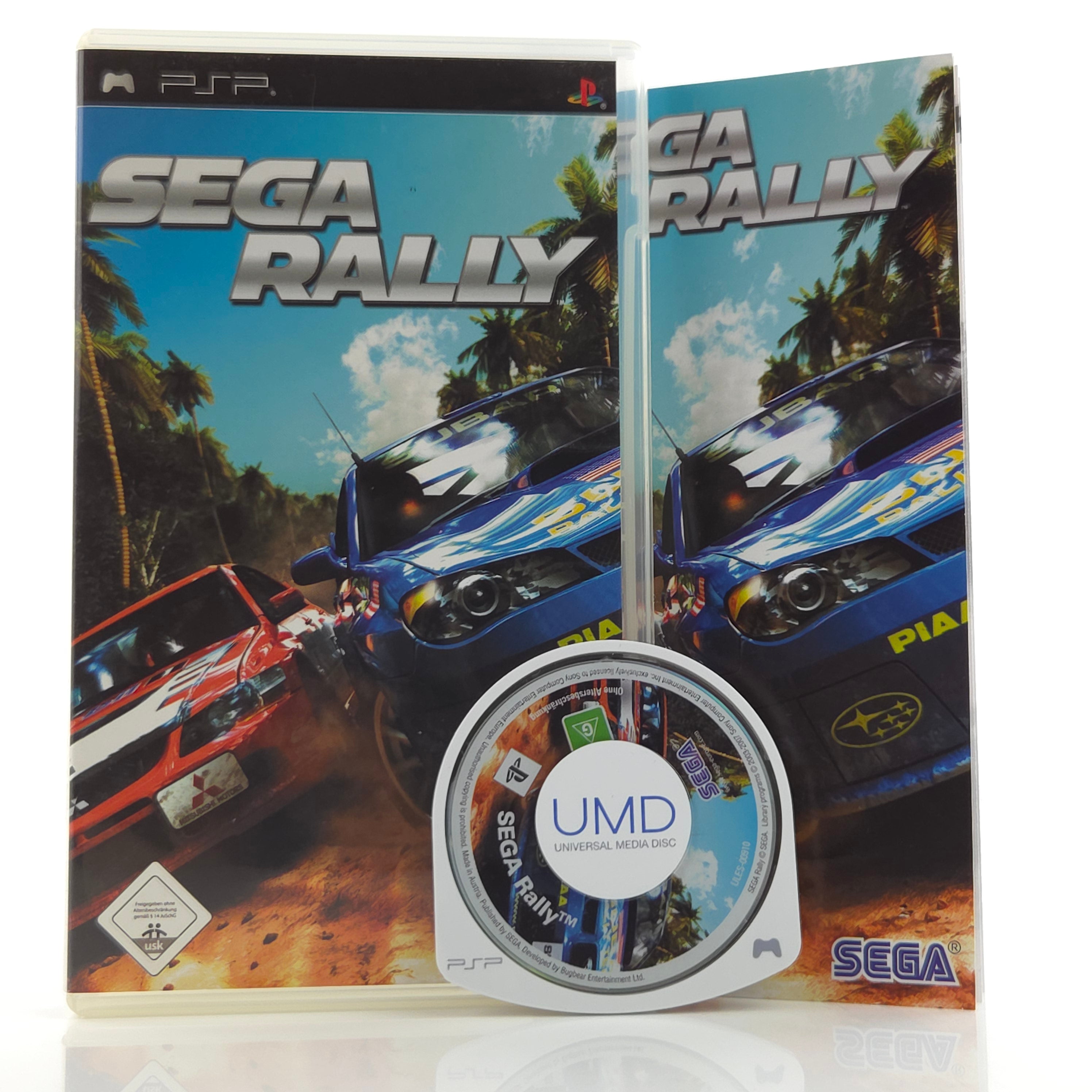 PSP Spiel : Sega Rally - Sony Playstation Portable Game / OVP PAL
