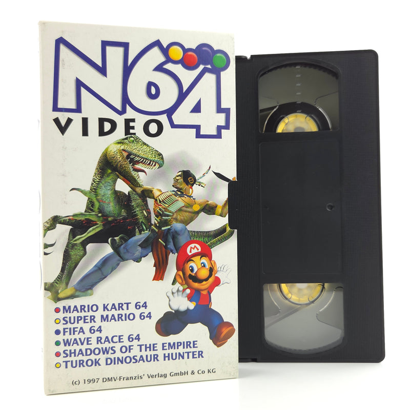 Nintendo 64 Zubehör : N64 Werbe Video VHS 7 / 97 - Promo Händler PAL Kassette