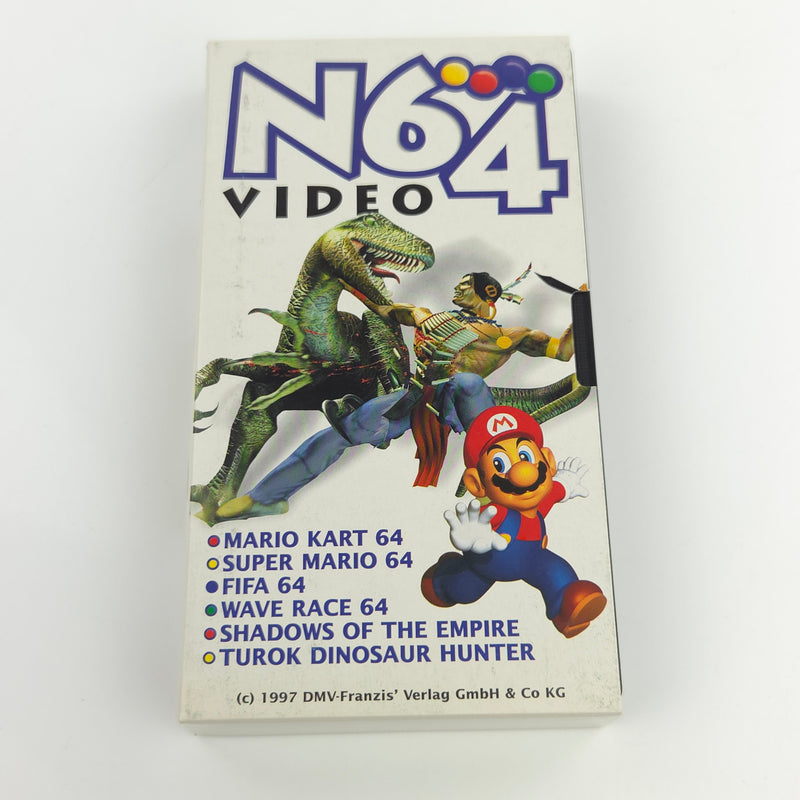 Nintendo 64 Zubehör : N64 Werbe Video VHS 7 / 97 - Promo Händler PAL Kassette