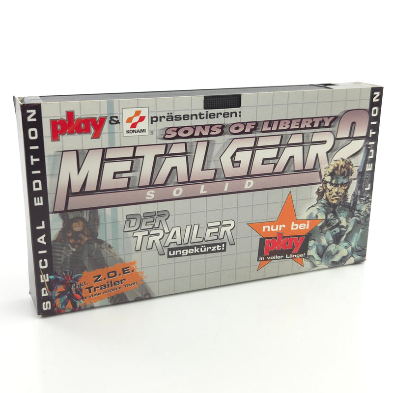 Metal Gear Solid 2 Sons of Liberty Trailer - Händler VHS PROMO - Playstation 1