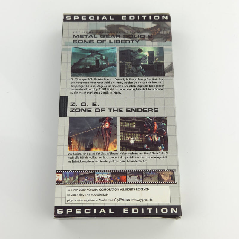 Metal Gear Solid 2 Sons of Liberty Trailer - Händler VHS PROMO - Playstation 1