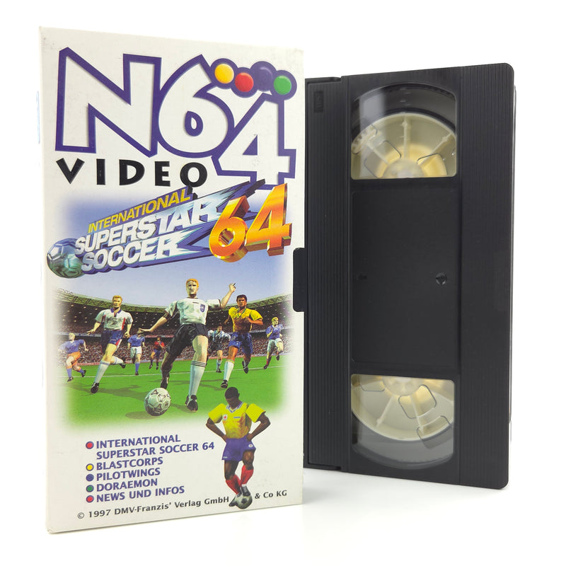 Nintendo 64 Zubehör : N64 Werbe Video VHS 8 / 97 - Promo Händler PAL Kassette