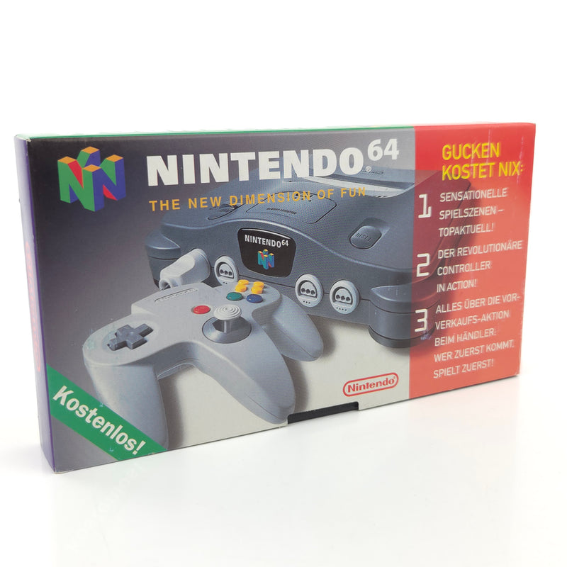 Nintendo 64 WERBE VHS PROMO Händler - The New Dimension of Fun N64