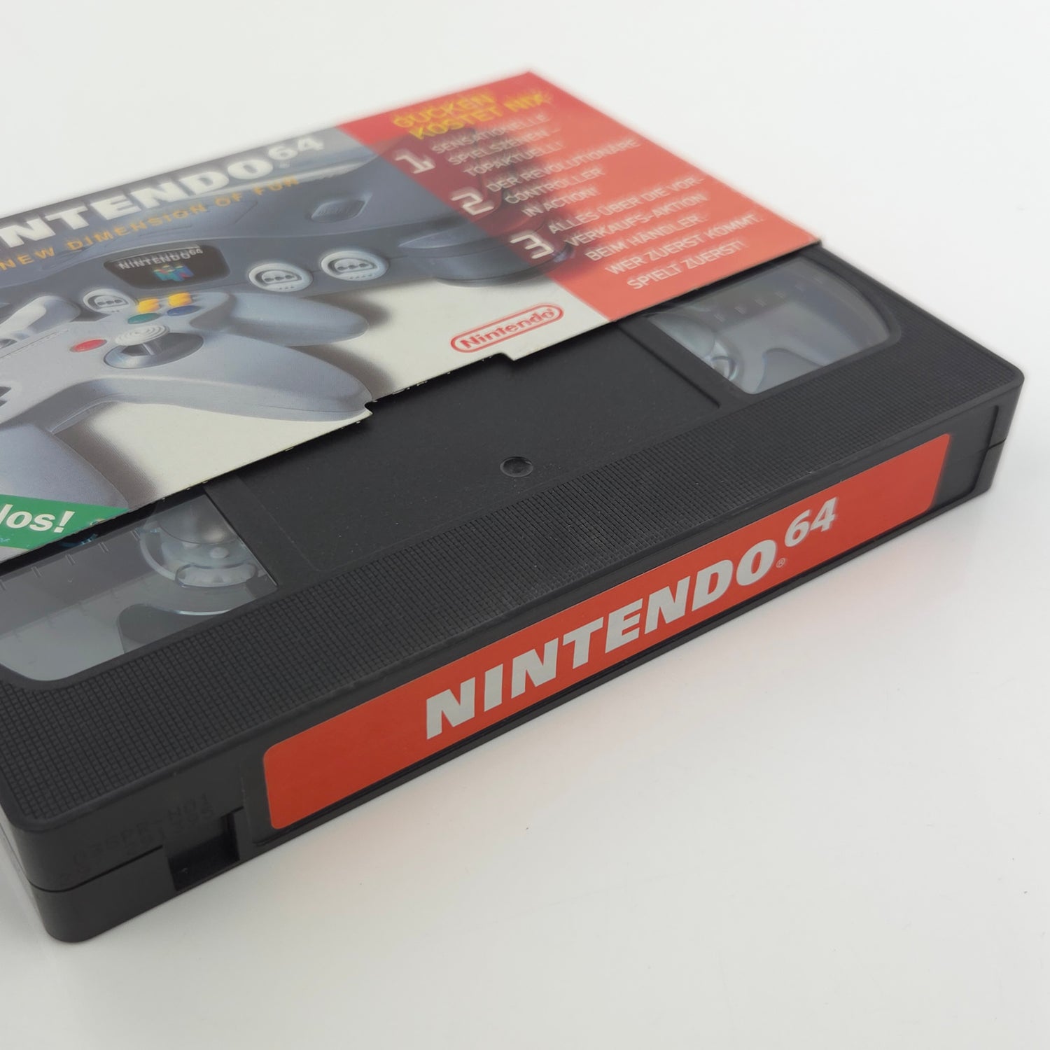 Nintendo 64 WERBE VHS PROMO Händler - The New Dimension of Fun N64
