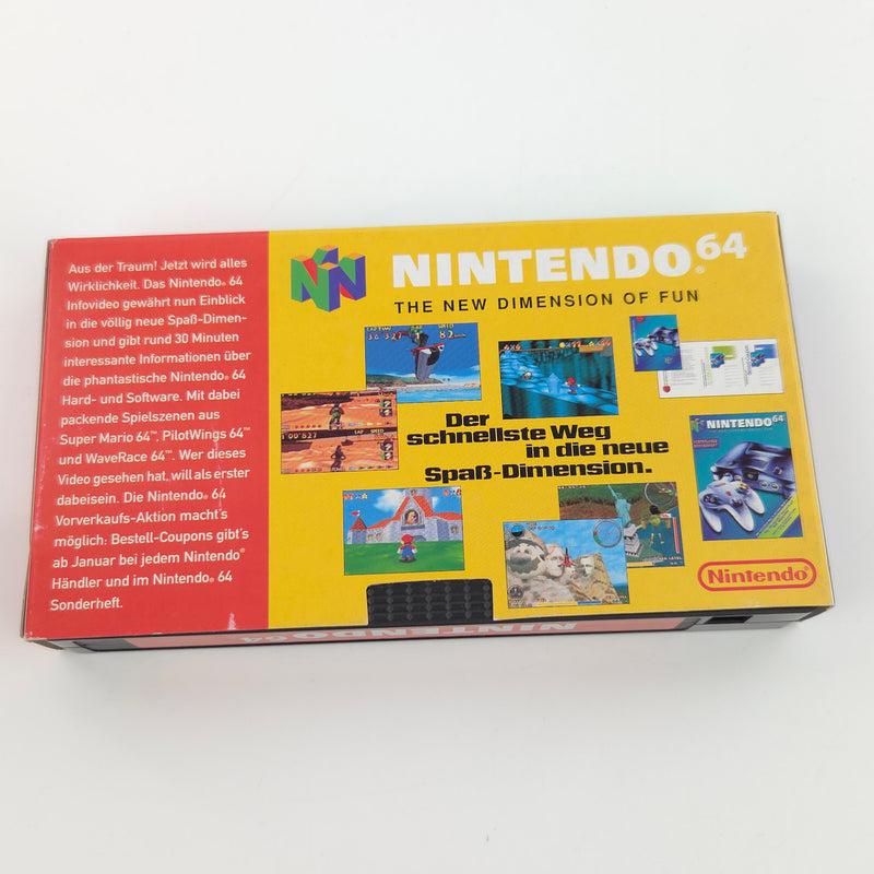 Nintendo 64 WERBE VHS PROMO Händler - The New Dimension of Fun N64