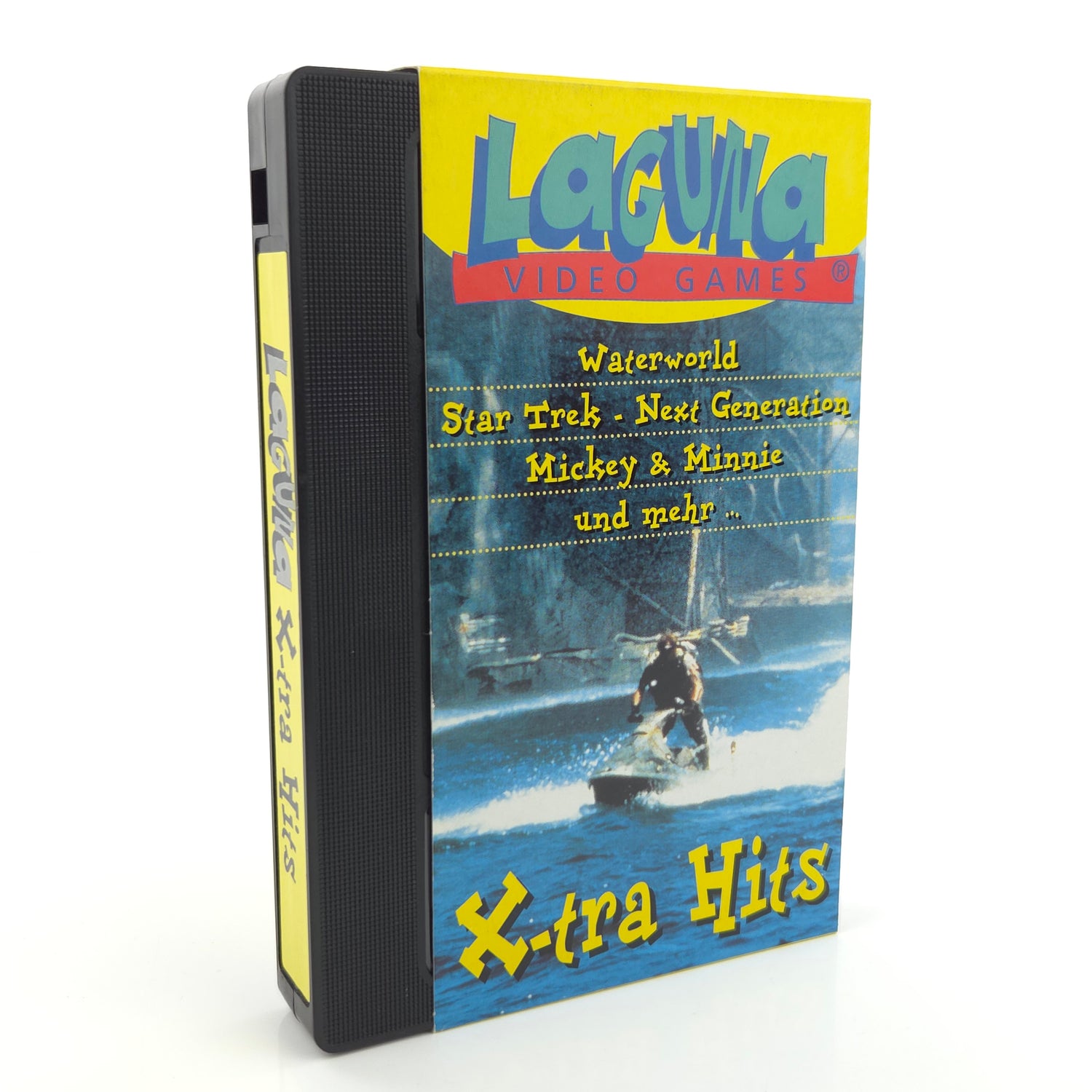 WERBE VHS PROMO Händler - Laguna Video games X-tra Hits Nintendo SNES
