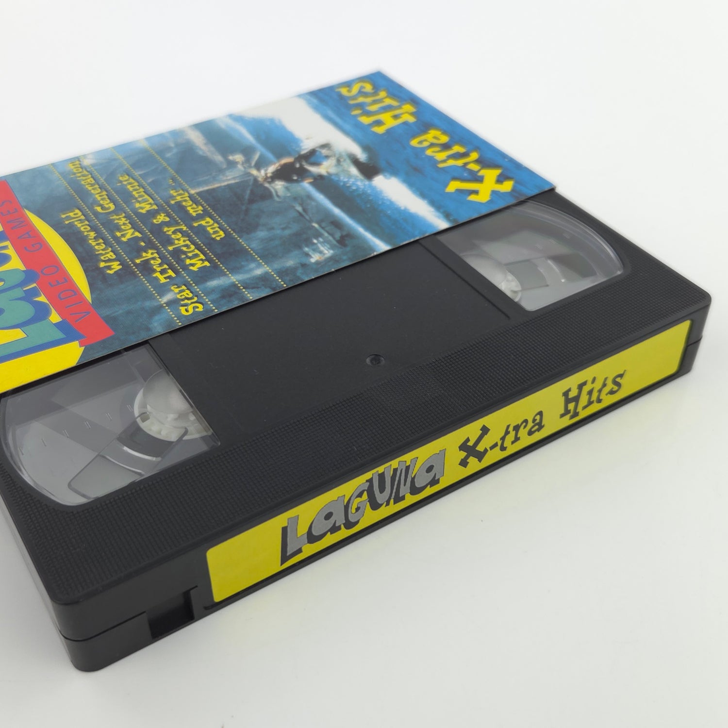 WERBE VHS PROMO Händler - Laguna Video games X-tra Hits Nintendo SNES