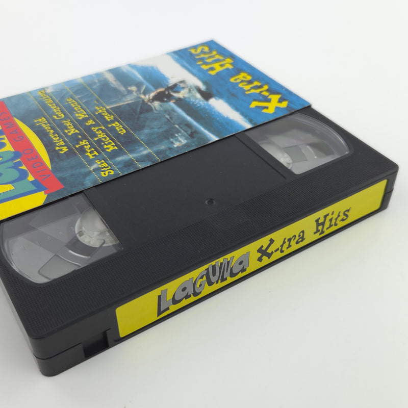 WERBE VHS PROMO Händler - Laguna Video games X-tra Hits Nintendo SNES