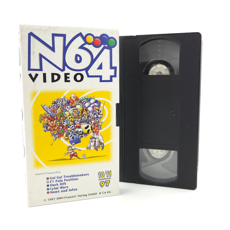 Nintendo 64 Zubehör : N64 Werbe Video VHS 10/11  97 - Promo Händler PAL Kassette