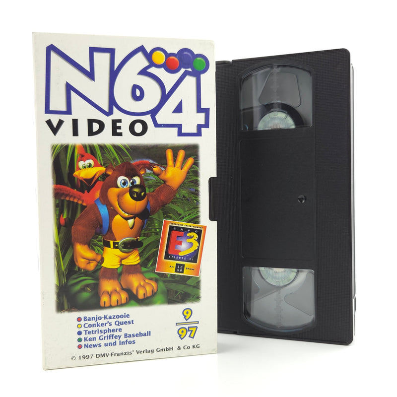 Nintendo 64 Zubehör : N64 Werbe Video VHS 9/97 - Promo Händler PAL Kassette