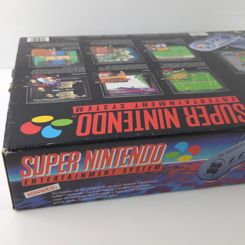 Super Nintendo Konsole : Super Mario World Bundle Set - OVP SNES PAL