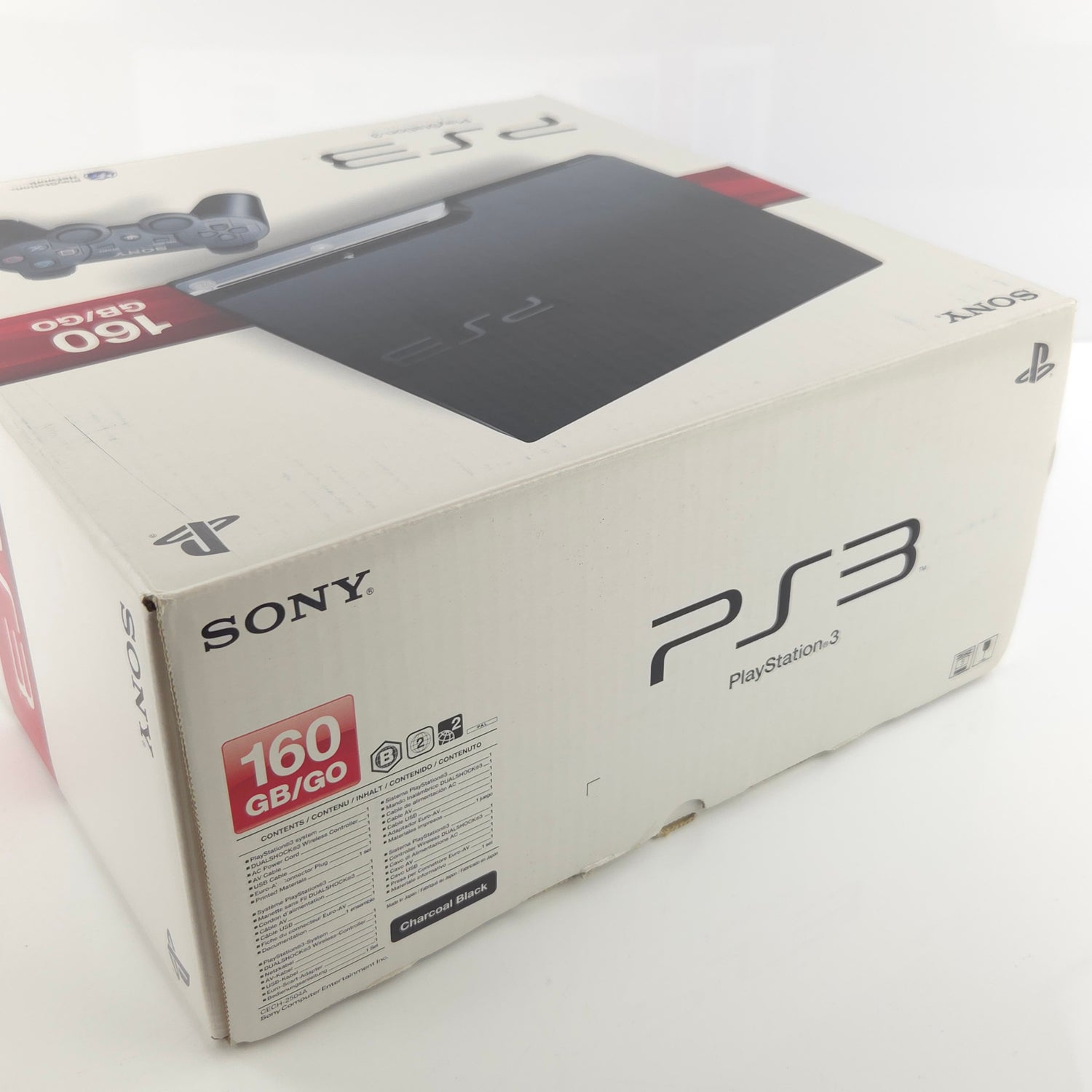 Sony Playstation 3 Konsole : PS3 Slim 160 GB/GO - nahezu neuwertig OVP PAL