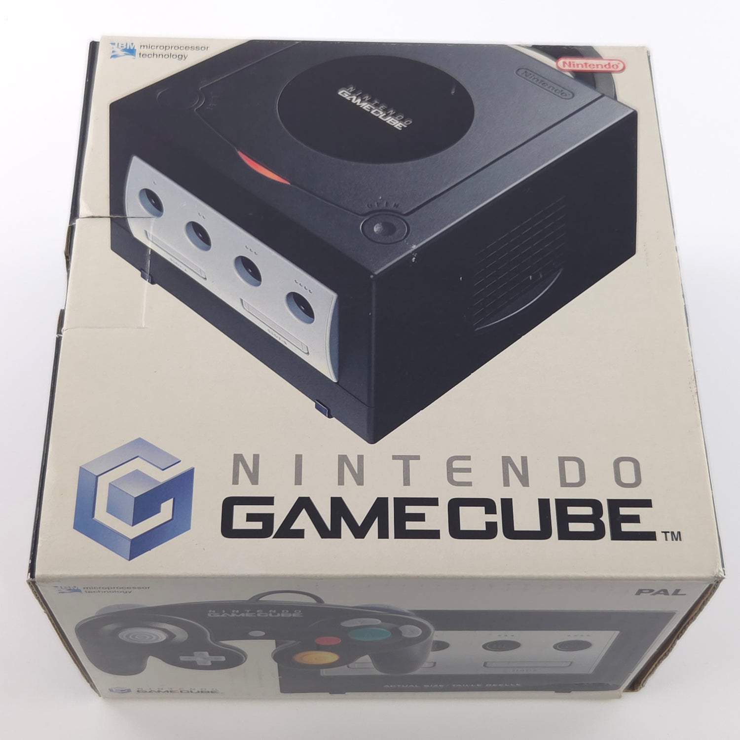 Nintendo Gamecube Konsole : Schwarz / Black in OVP - Inhalt nahezu neuwertig