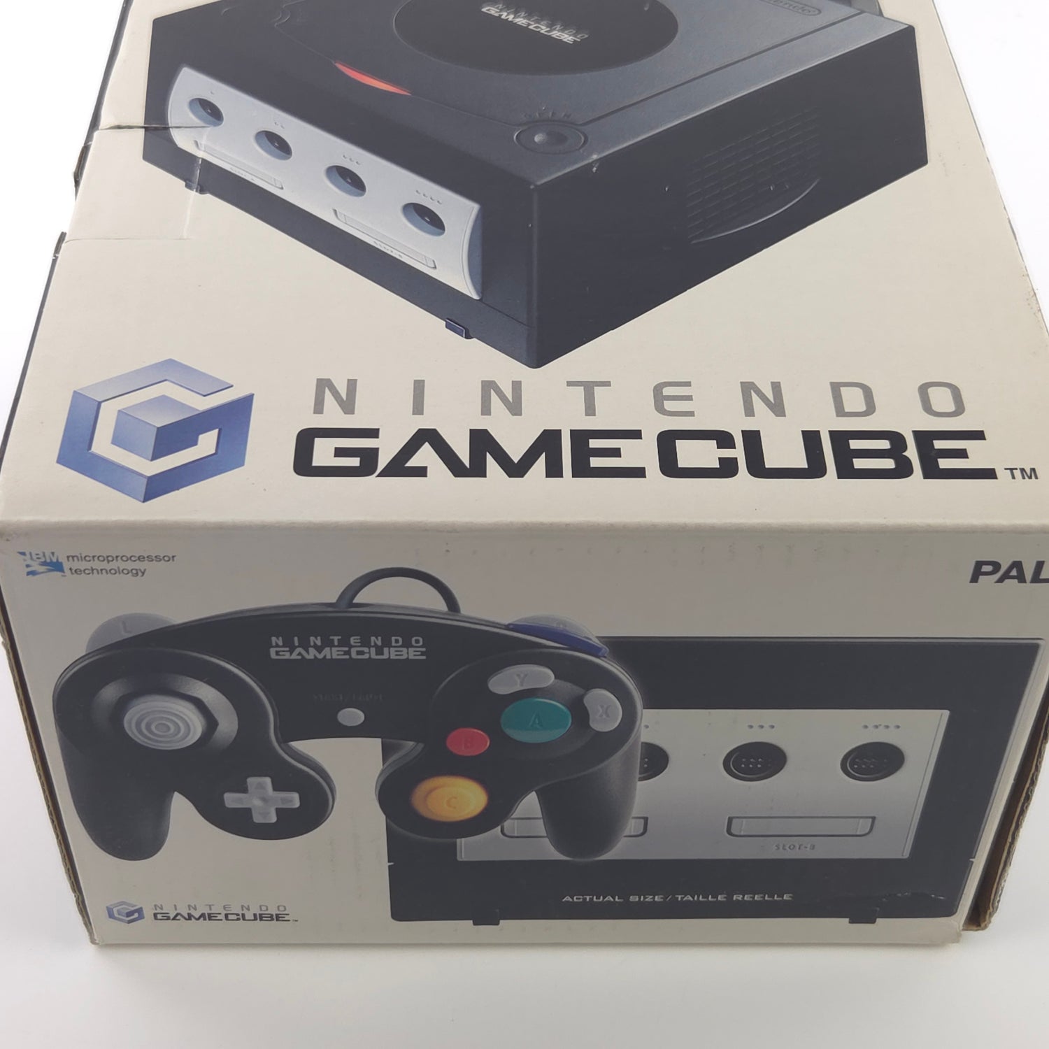 Nintendo Gamecube Konsole : Schwarz / Black in OVP - Inhalt nahezu neuwertig